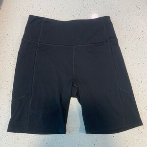Size 4 Victoria’s Secret black bike shorts